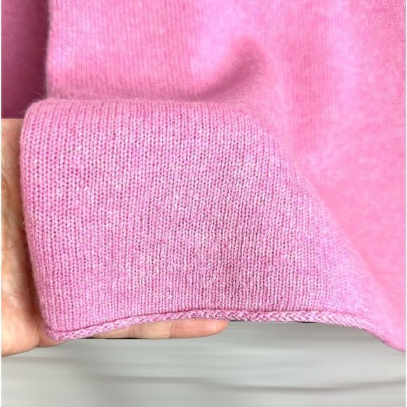 CACHE Cashmere Pink Sweater Pullover V-neck Women’s size S - Picture 6 of 9